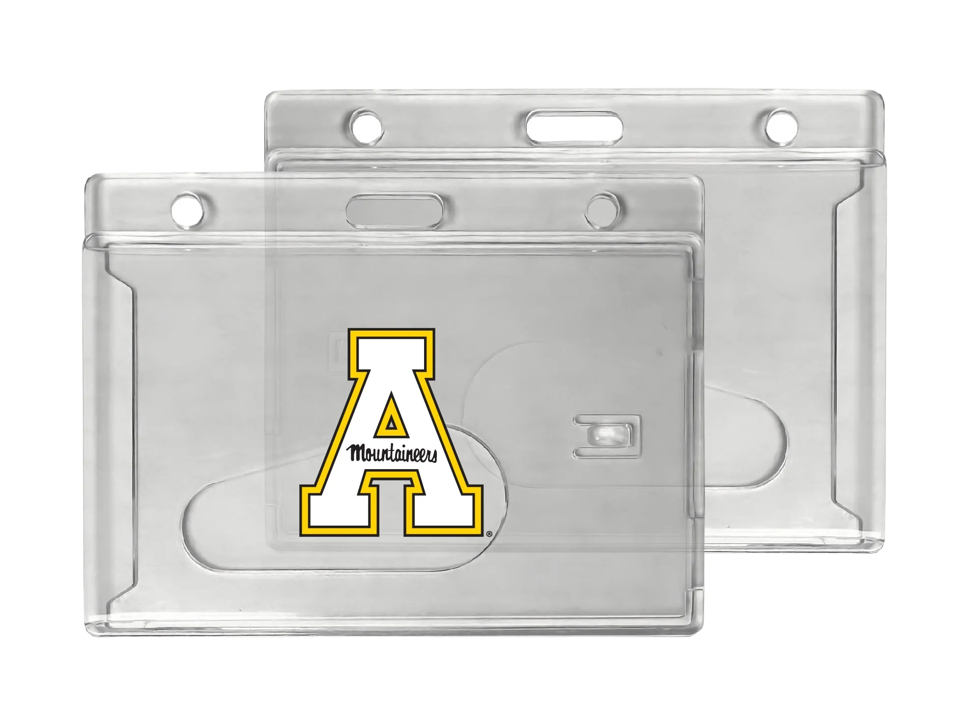 Appalachian State Officially Licensed Clear View ID Holder - Collegiate Badge Protection