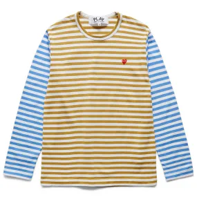 BI-COLOUR STRIPED MEN'S T-SHIRT