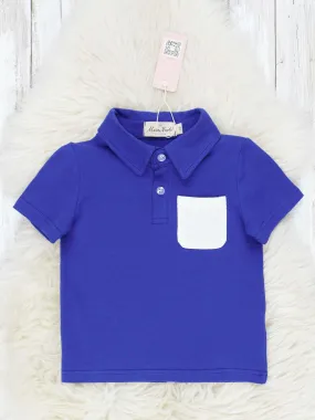 Blue & White Polo