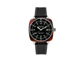 Briston Clubmaster Legend Diver Automatic Watch, Black, 40 mm, 241740.SA.T.1.FB