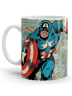 Captain America Retro Comic Mug