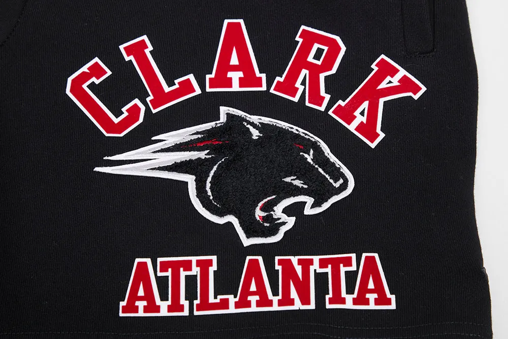 CLARK ATLANTA UNIVERSITY CLASSIC MEN'S STACKED LOGO SHORT (BLACK)