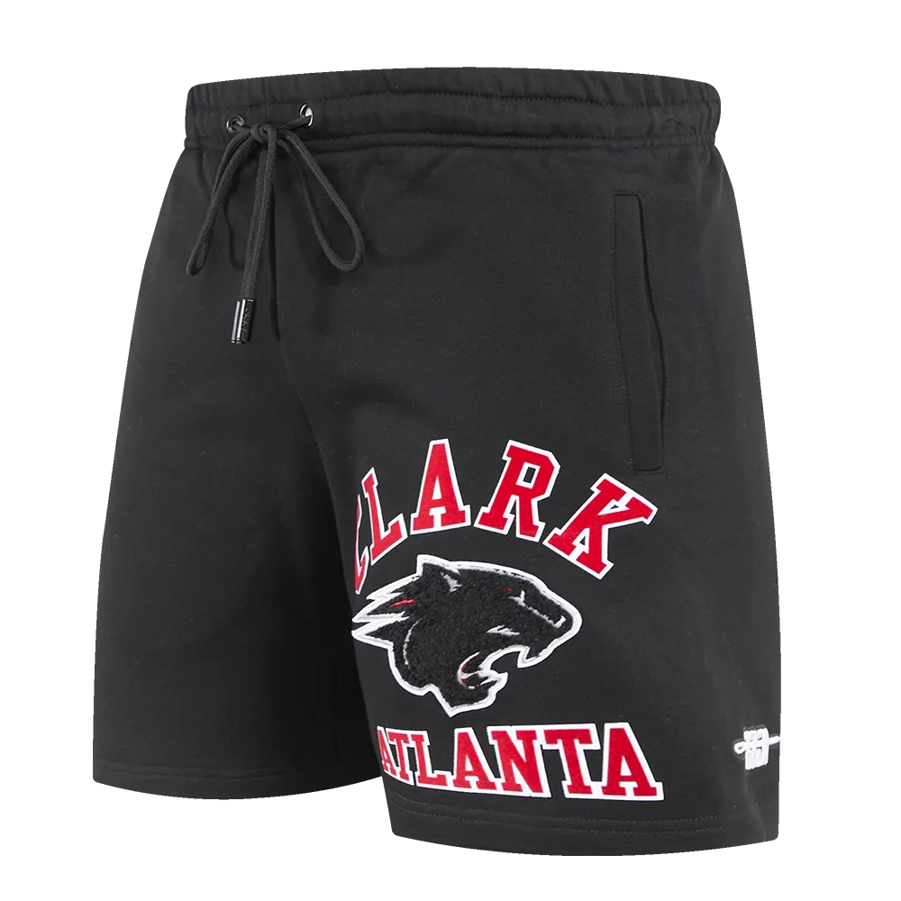 CLARK ATLANTA UNIVERSITY CLASSIC MEN'S STACKED LOGO SHORT (BLACK)