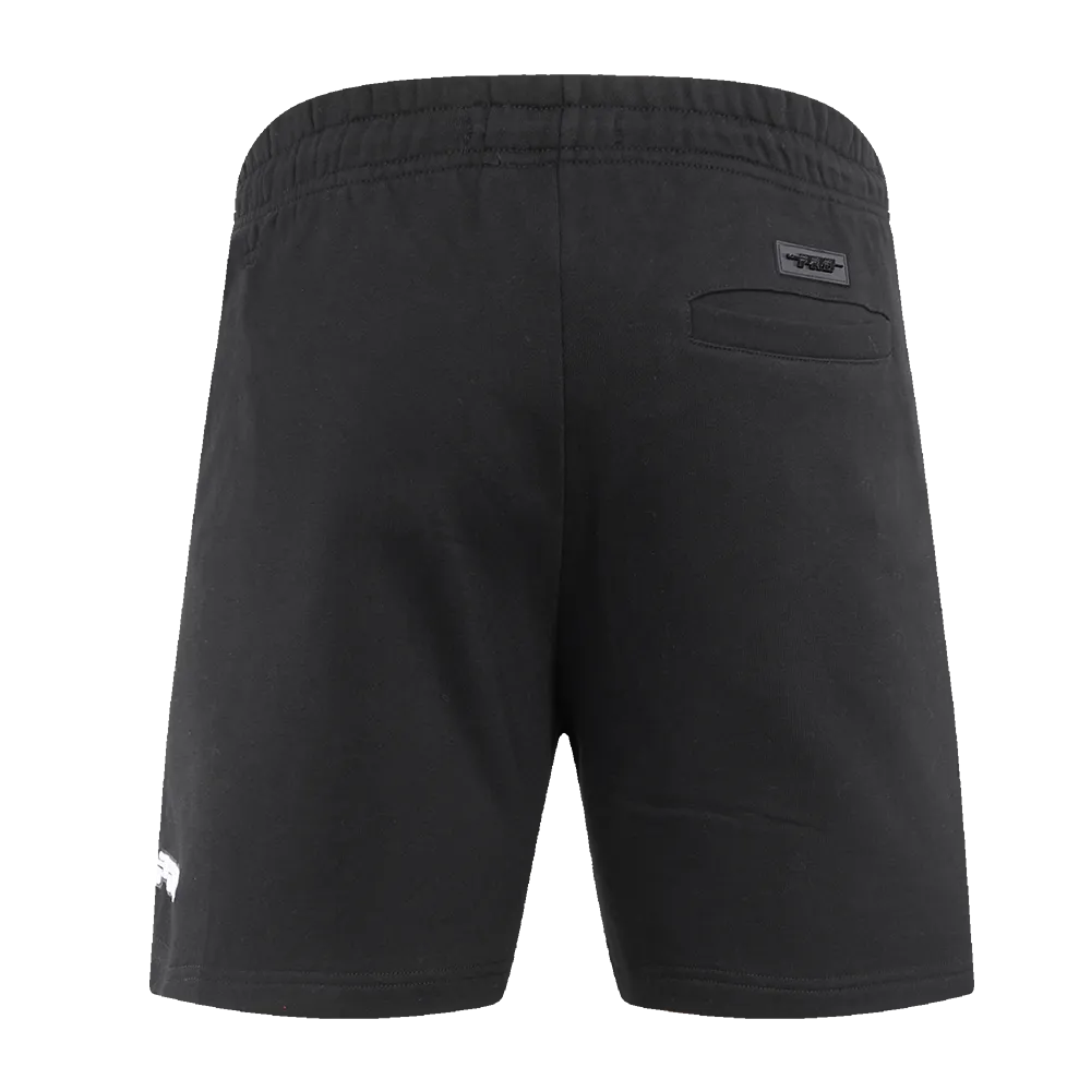 CLARK ATLANTA UNIVERSITY CLASSIC MEN'S STACKED LOGO SHORT (BLACK)