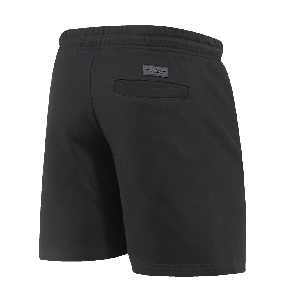 CLARK ATLANTA UNIVERSITY CLASSIC MEN'S STACKED LOGO SHORT (BLACK)