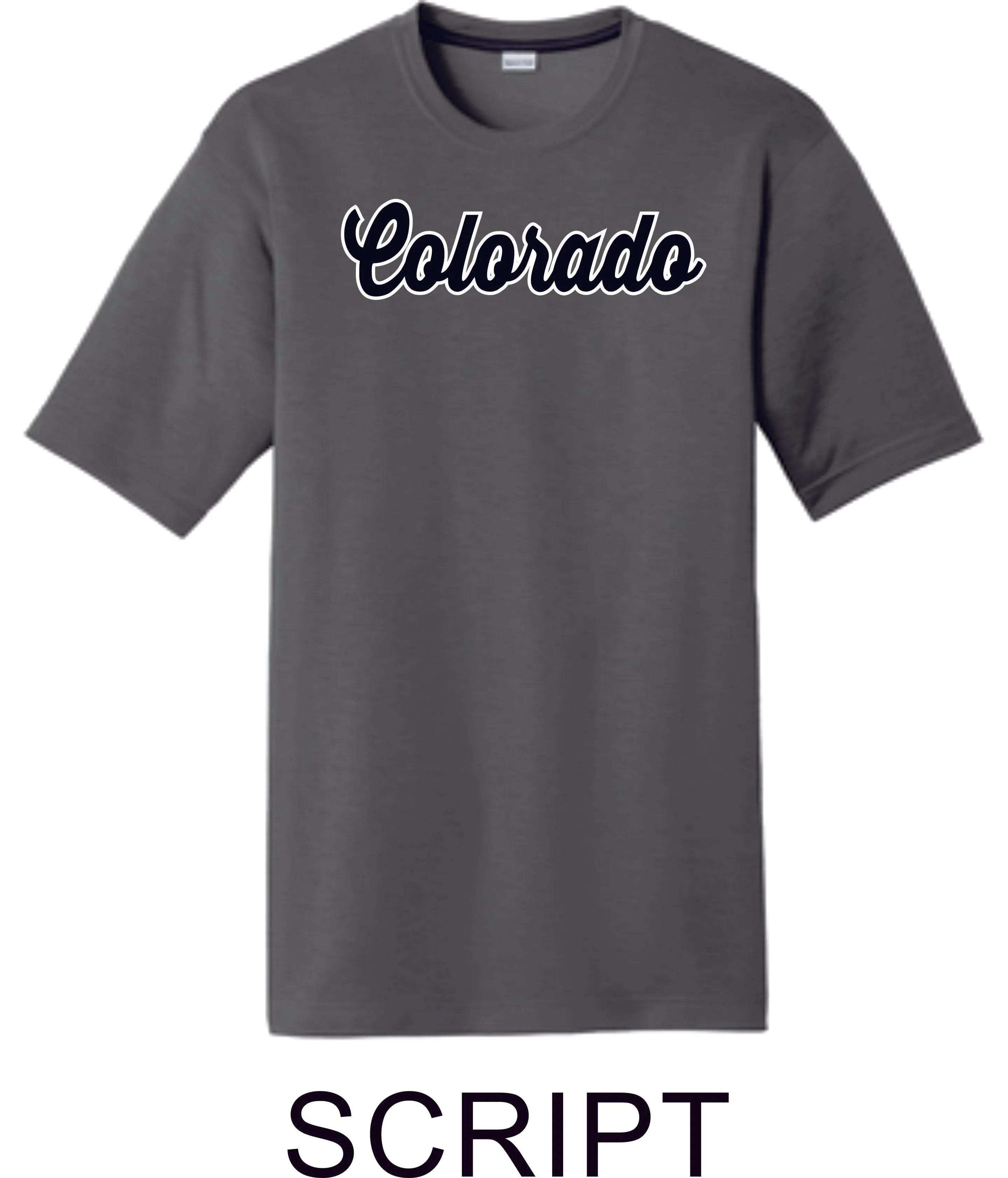 CO Baseball Wicking Tee- 7 designs