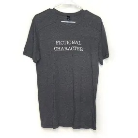 District Womens Size M "Fictional Character" Gray T-Shirt S/s Pre-Owned