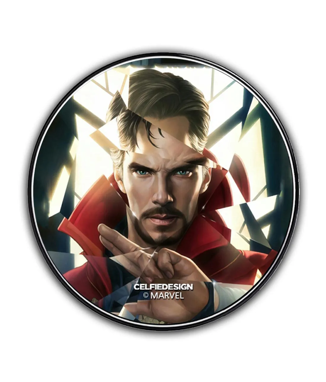 Doctor Strange Geometric - 10 X 10 (cm) Circular Coasters