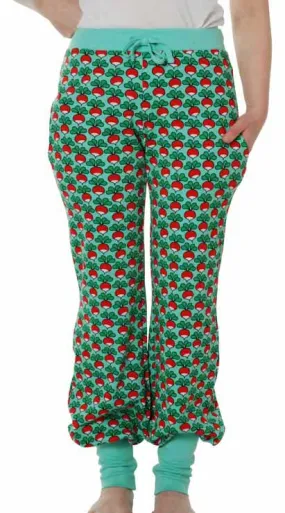 DUNS Adult Baggy Pants - Radish Electric Green