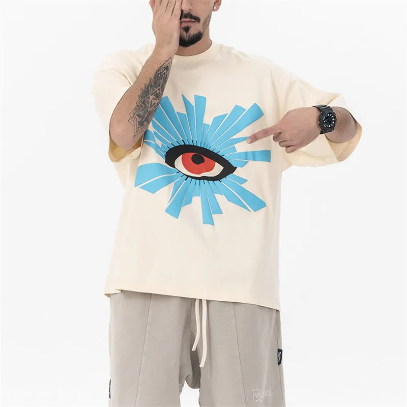 Eye Print Hip Hop Tees