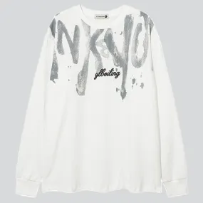 Graffiti Letter Long Sleeve Tees