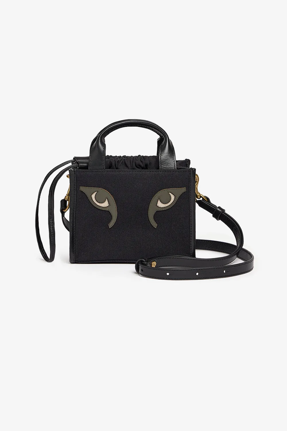 INOUI EDITIONS EYES MINI CAPRICE CROSS BODY BAG