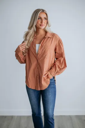 Larson Button Down - Clay