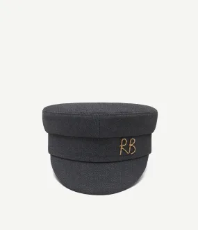 Logo-plaque Cotton-Blend Baker Boy Cap