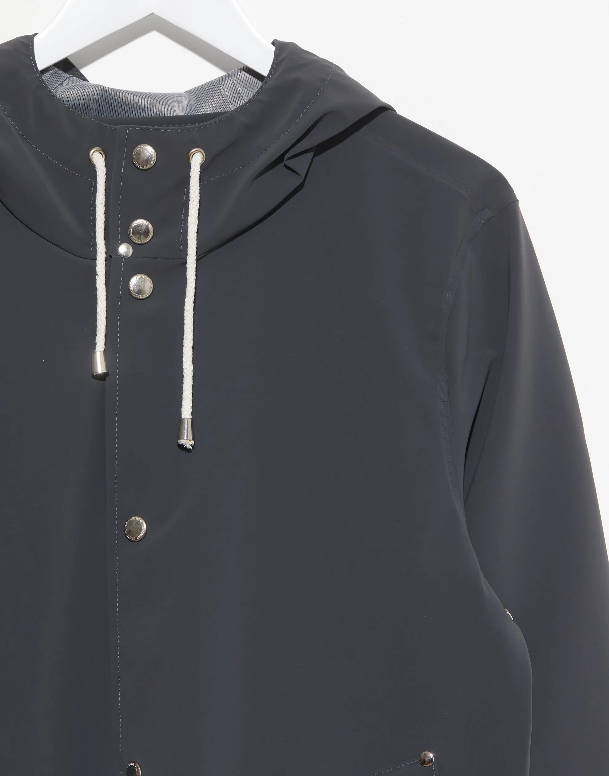 Matte Charcoal Stockholm Lightweight Raincoat