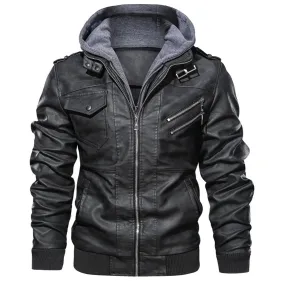 Mountainskin New Men's Leather Jackets Autumn Casual Motorcycle PU Jacket Biker Leather Coats Brand Clothing EU Size SA722