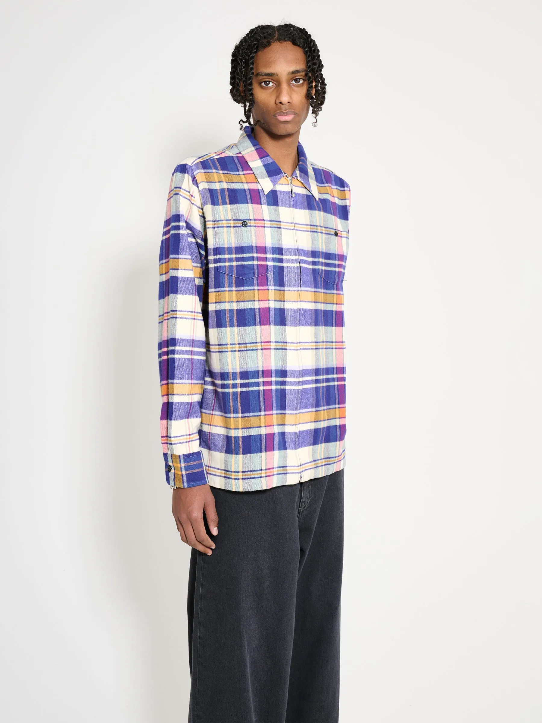 Noah Lightweight Plaid Flannel Natural / Multi