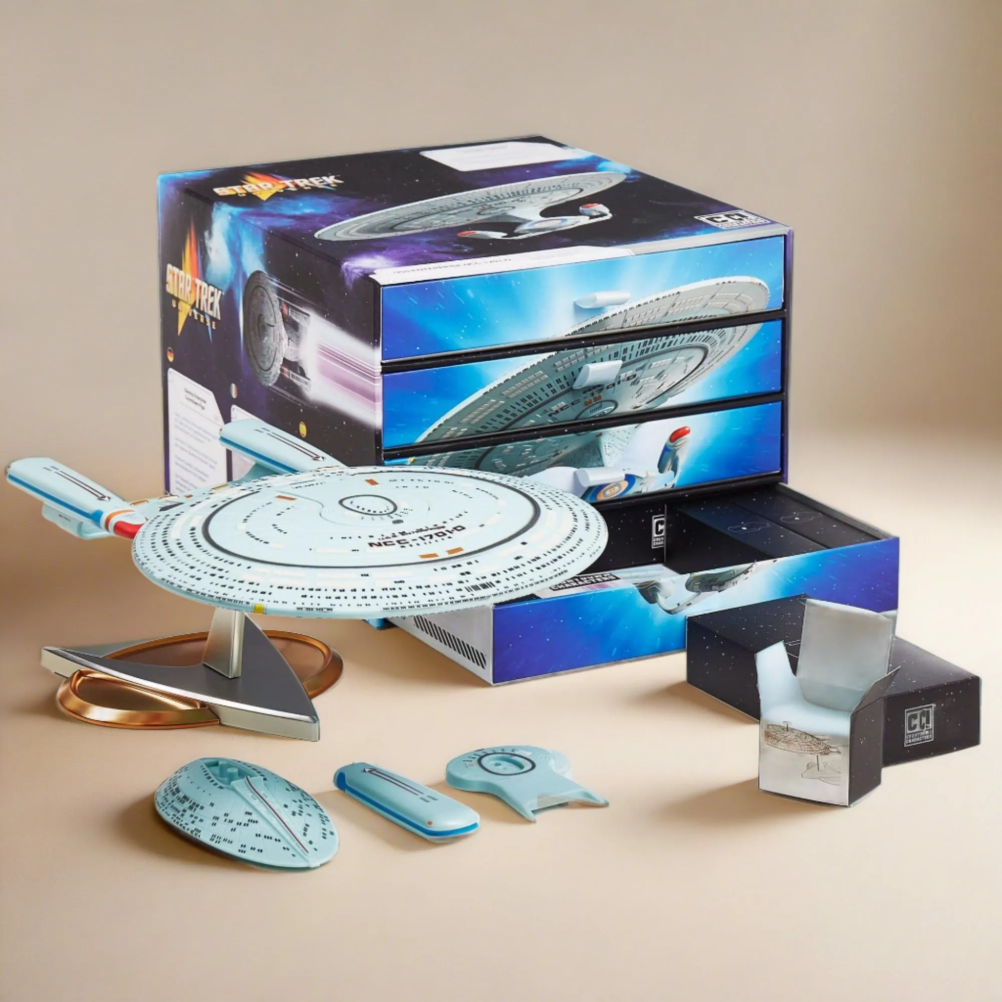 Official Star Trek USS Enterprise (NCC-1701-D) Countdown Character