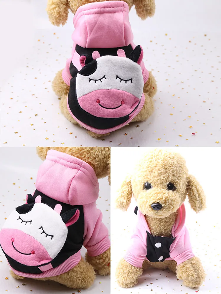 Super Cute Cartoon Character Hoodies For Puppy & Dogs