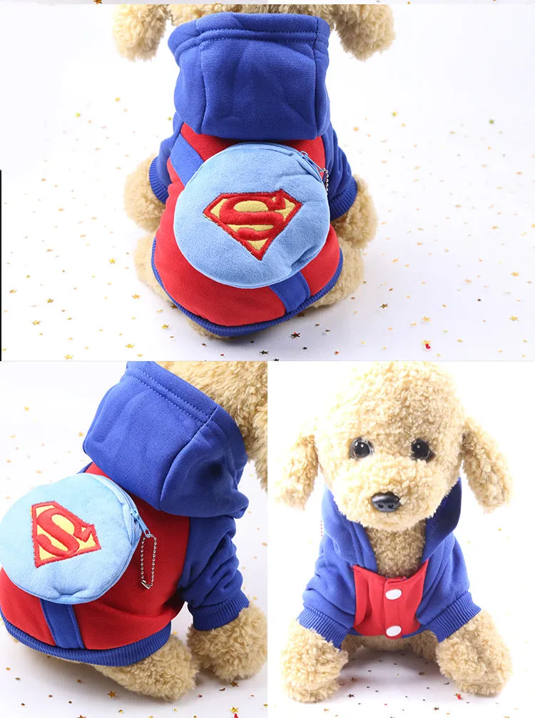 Super Cute Cartoon Character Hoodies For Puppy & Dogs