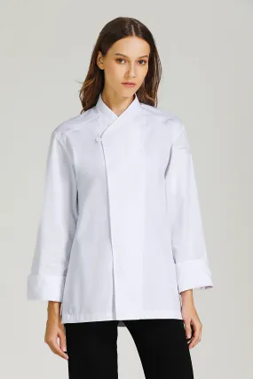 Tarragon White Chef Jacket, Long Sleeve