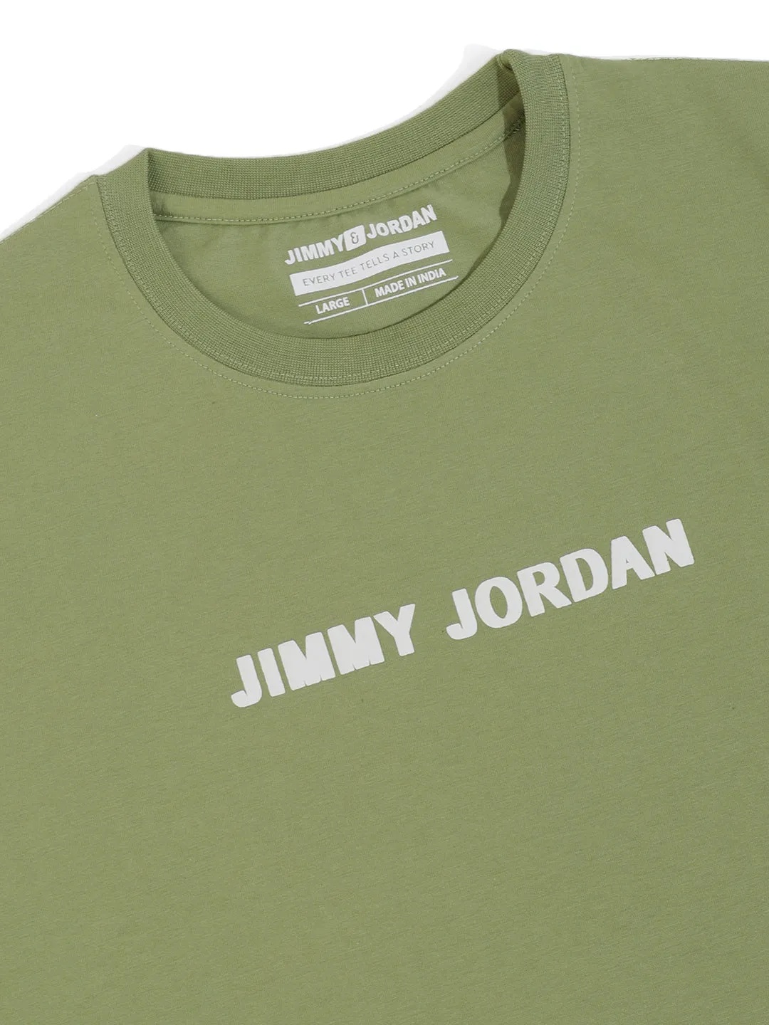 The Square Oversized Green T-Shirt