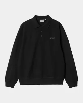 Vance Rugby Shirt | Black / White