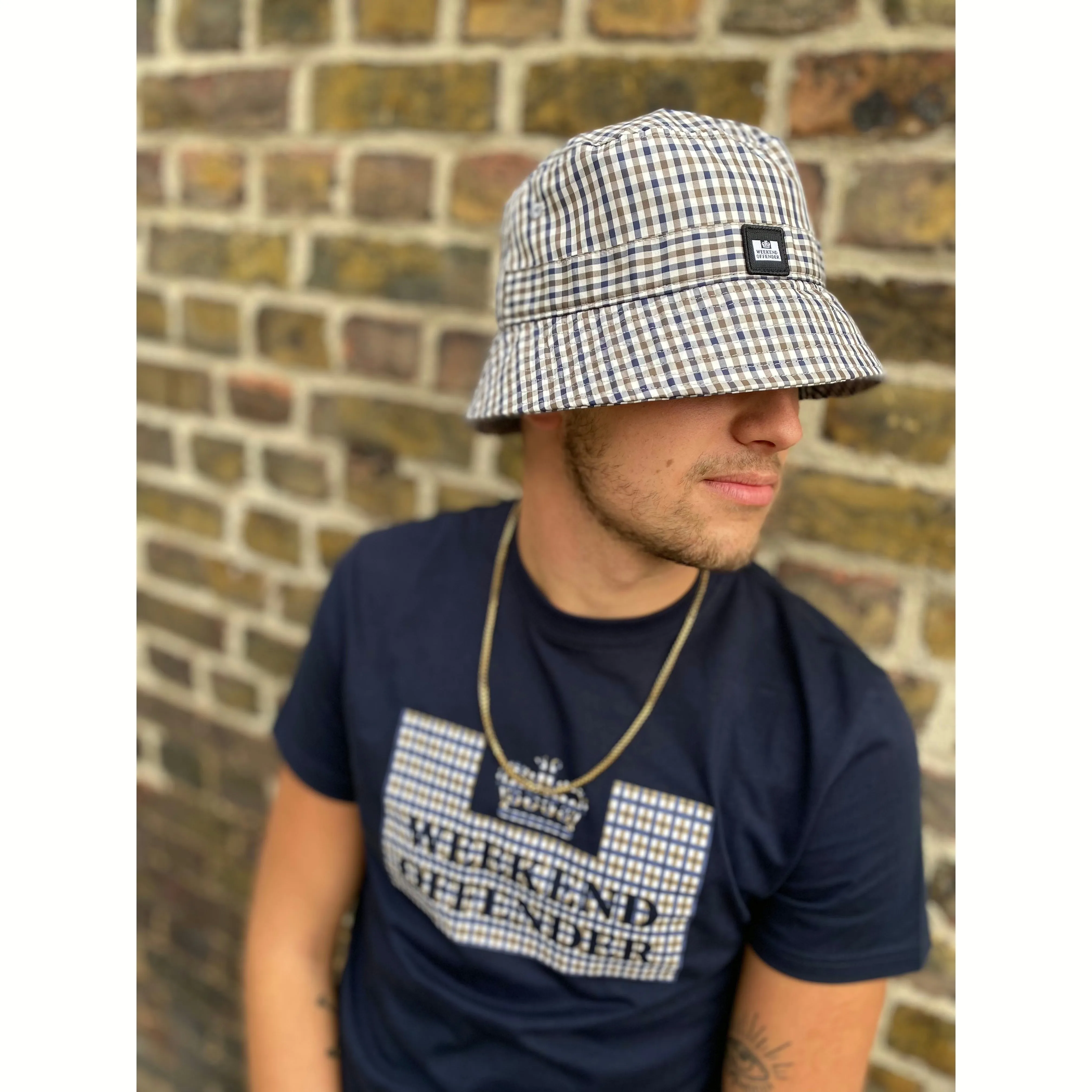 Weekend Offender - Queensland Classic Check Bucket - Hat