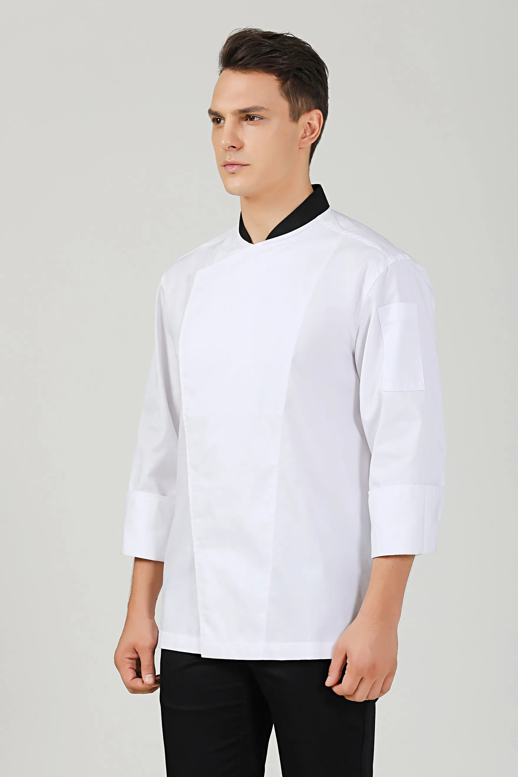 Willow White Chef Jacket, Long Sleeve